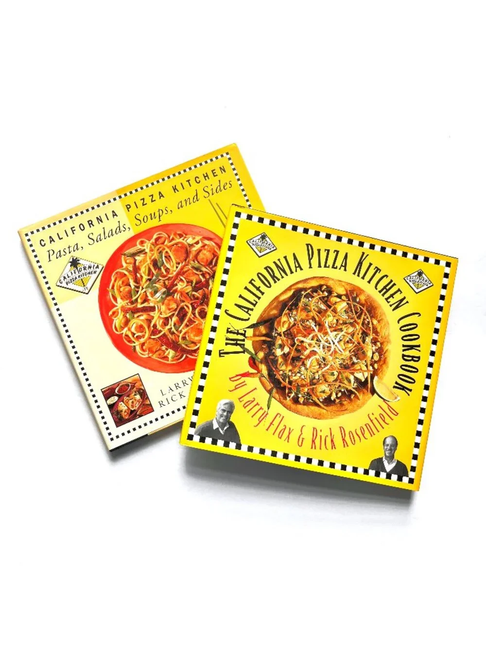 California Pizza Kitchen Cookbook Set of 2 Larry Flax Rick Rosenfield 1st Ed